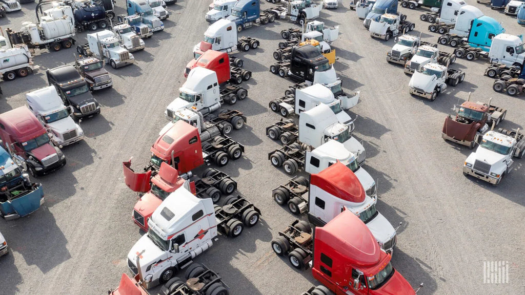 Used truck auction prices slipping but still historically high